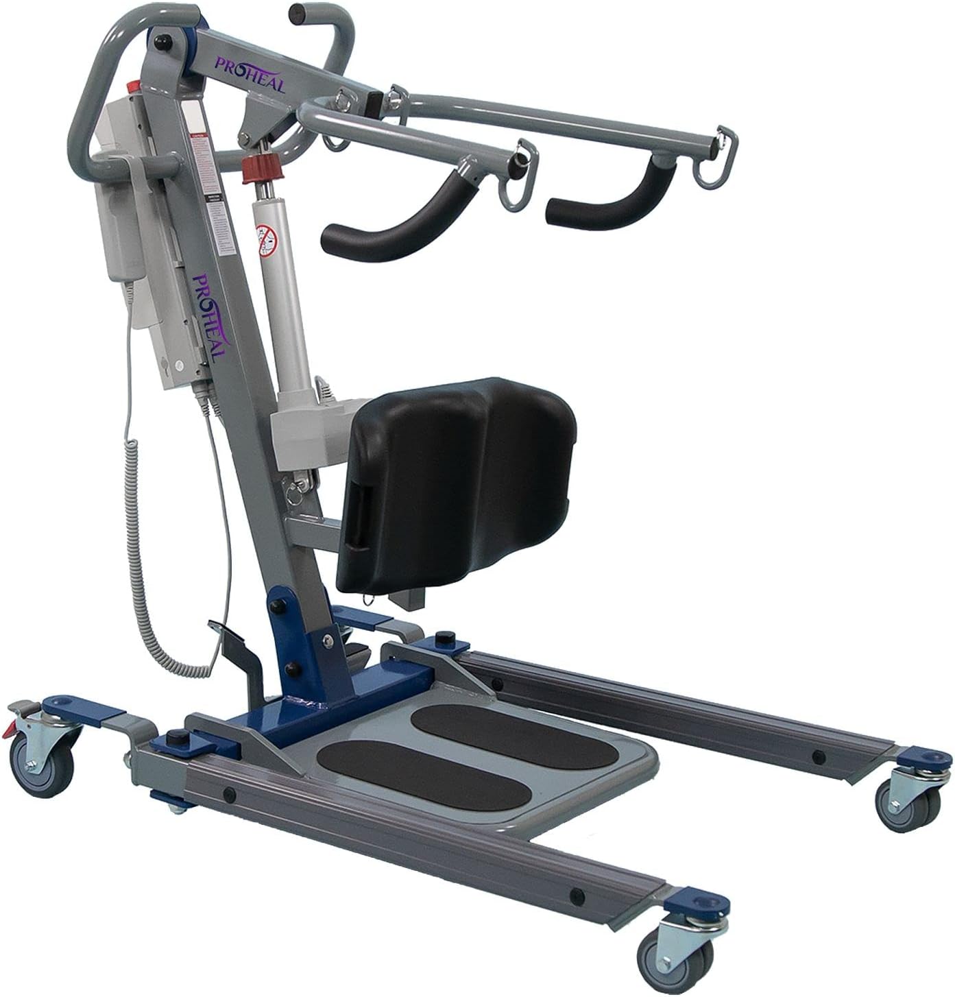 ProHeal Sit to Stand Lift - Full Body Patient Transfer Lifter for Home Use and Facilities - 500 Pound Weight Capacity, 4 Sling Hooks